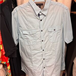 Banana Republic Light Blue Casual Button Down Shirt